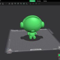 Creality Print Distribución automática