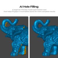 Funciones de IA del escáner 3D Creality Pika