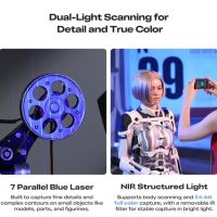 Tecnología de láser azul paralelo de 7 líneas del Creality Pika