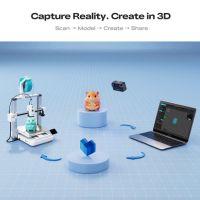 Aplicaciones Scan to CAD, Scan to Print y Scan to Create con el Creality Pika