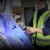 Revopoint MetroX Pro líneas láser cruzadas