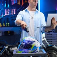 Revopoint MetroX Pro líneas láser paralelas