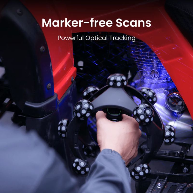 Escaneo sin marcadores con el Revopoint Trackit SR