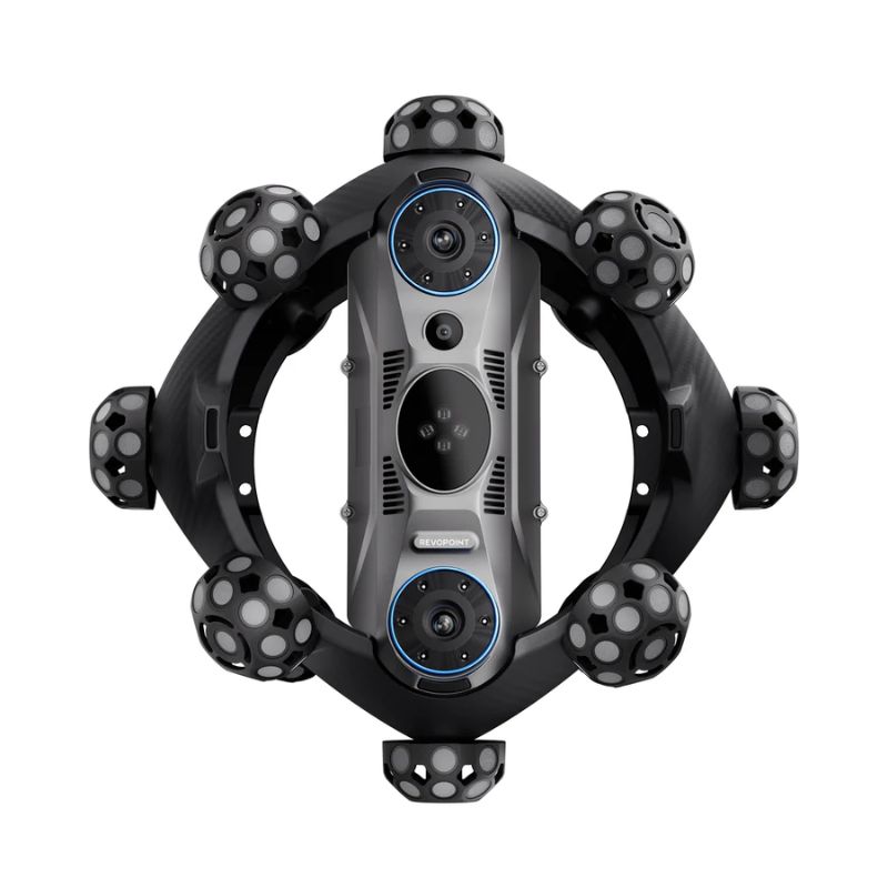 Escaneo de piezas pequeñas y grandes con el Revopoint Trackit SR