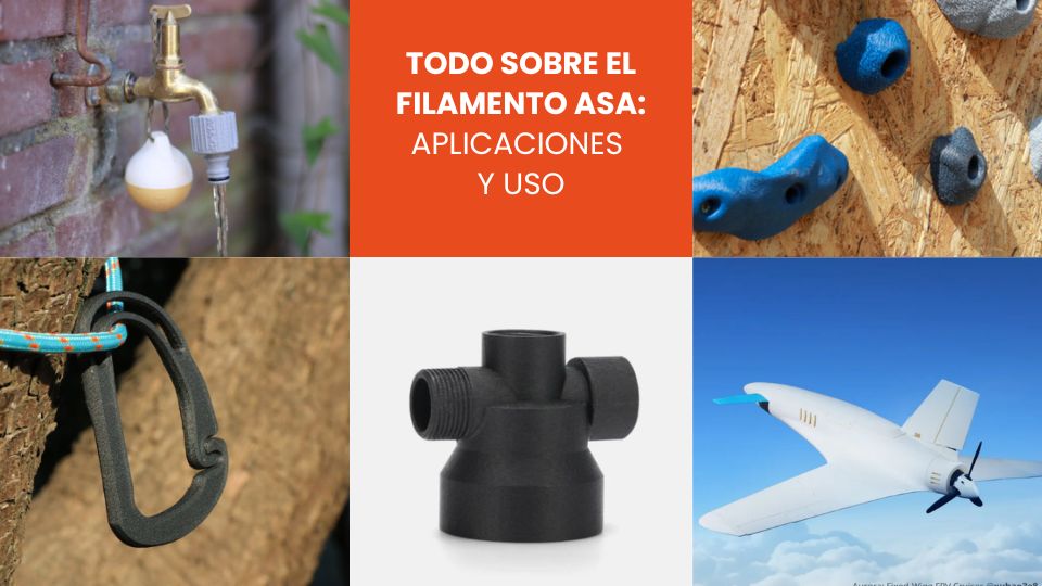 Todo sobre el filamento ASA aplicaciones y uso