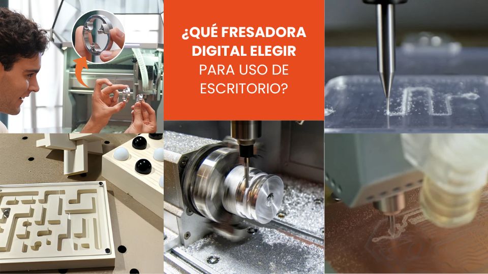 ¿Qué fresadora digital elegir para uso de escritorio